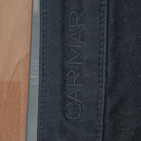 Carmar stretch black moto zipper jeans size 26 - Picture 4 of 10